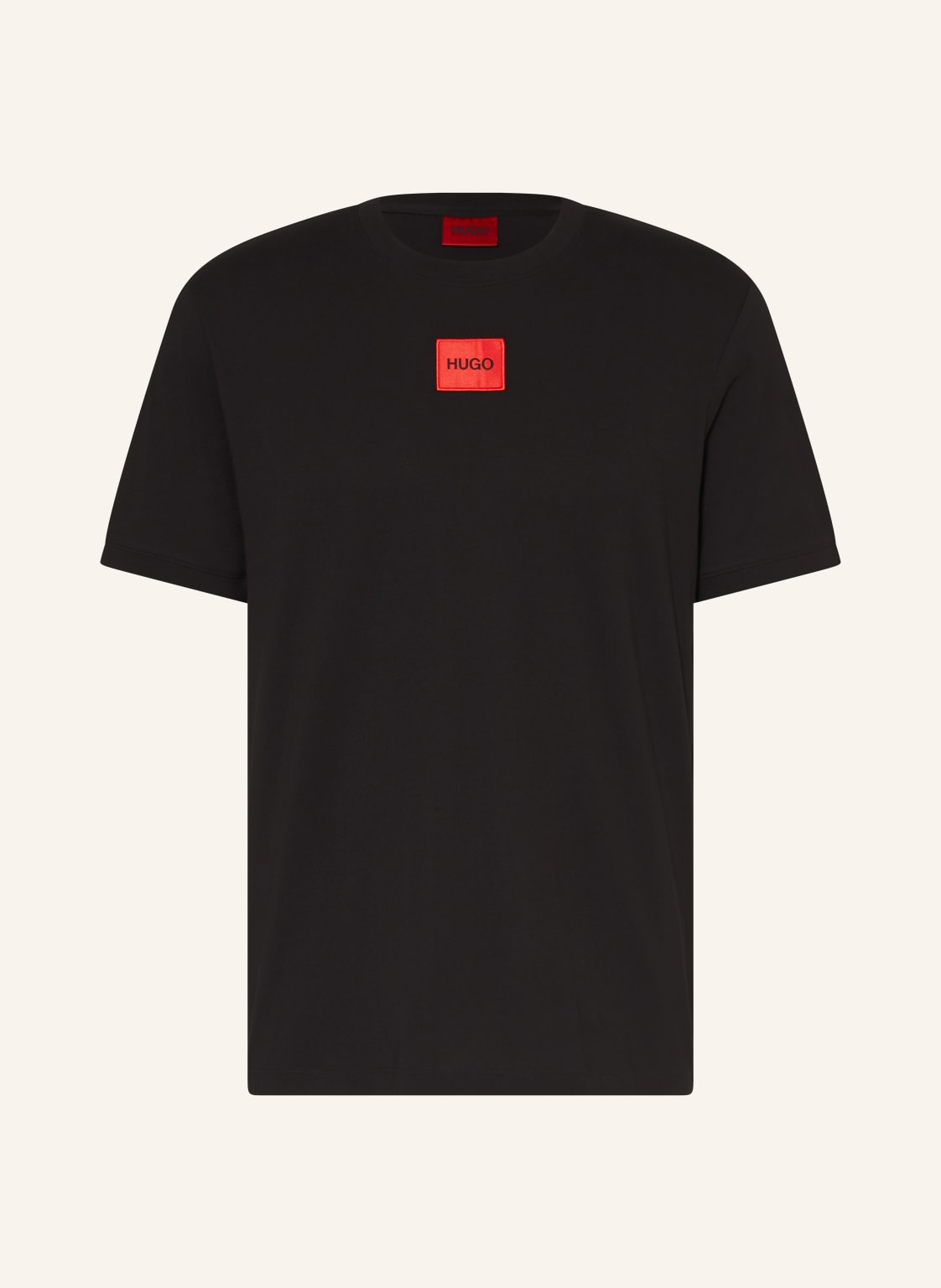 Hugo T-Shirt Diragolino schwarz von HUGO