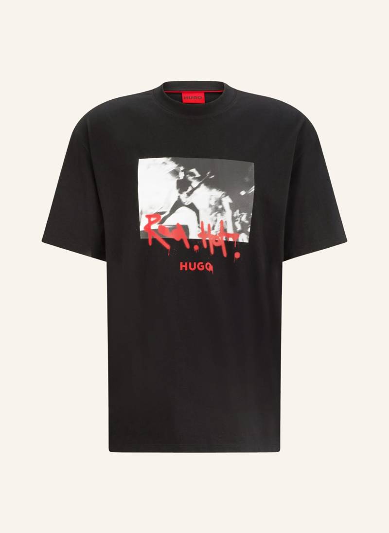 Hugo T-Shirt Domenade schwarz von HUGO