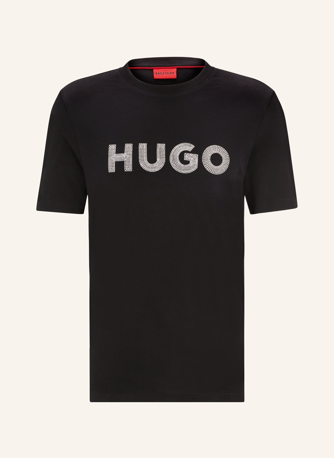Hugo T-Shirt Drochet schwarz von HUGO