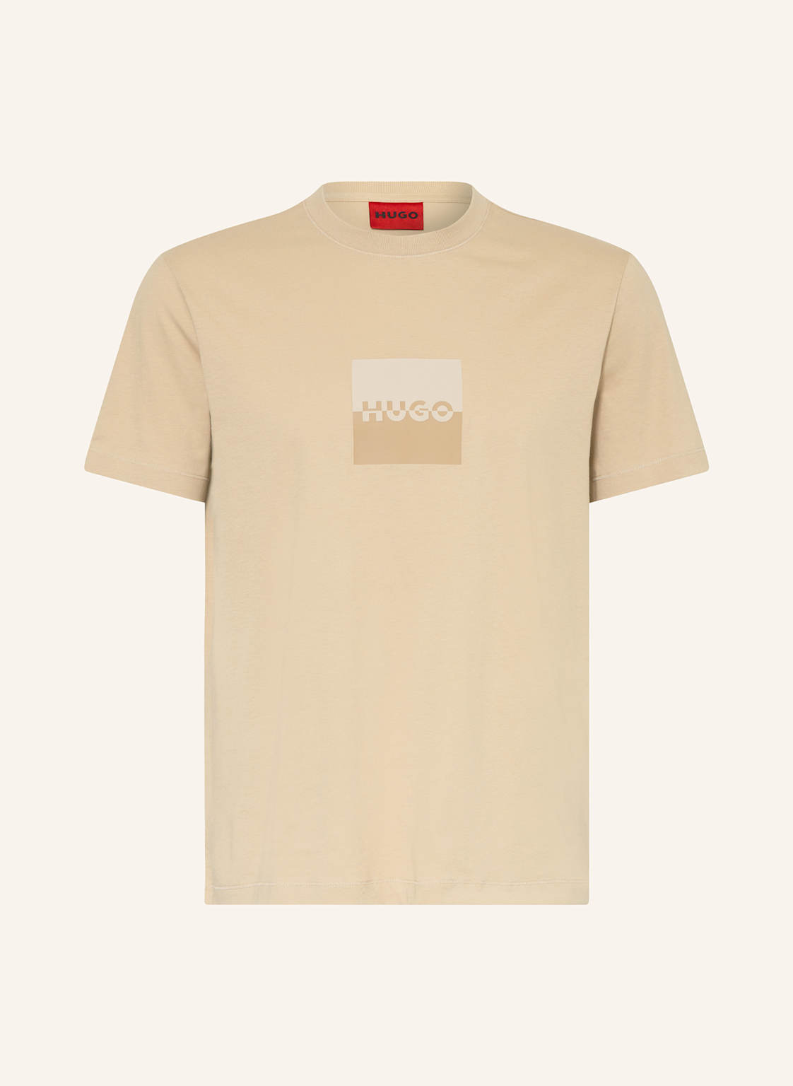 Hugo T-Shirt Dusplit beige Hugo T-Shirt Dusplit beige von HUGO