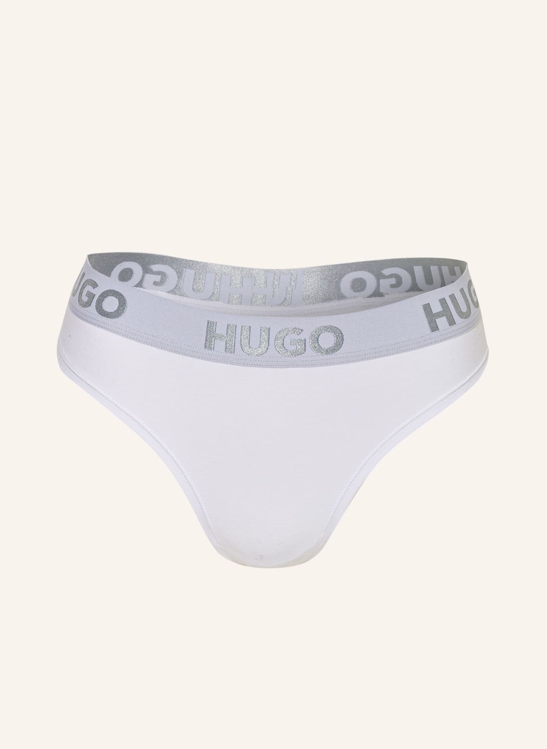 Hugo Taillenstring Sporty Logo weiss von HUGO