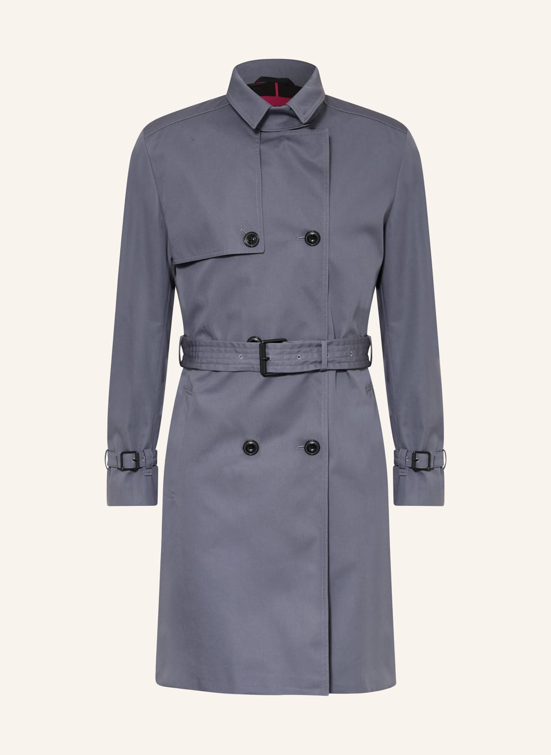 Hugo Trenchcoat Maluks blau von HUGO