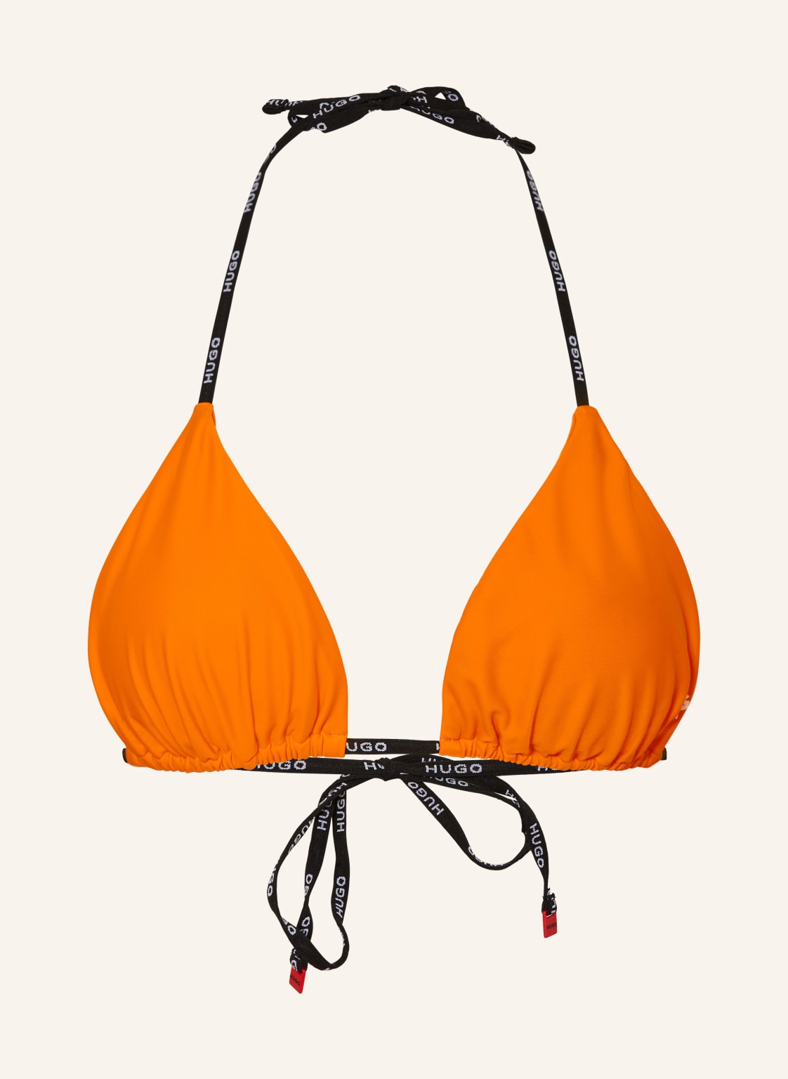 Hugo Triangel-Bikini-Top Pure orange von HUGO