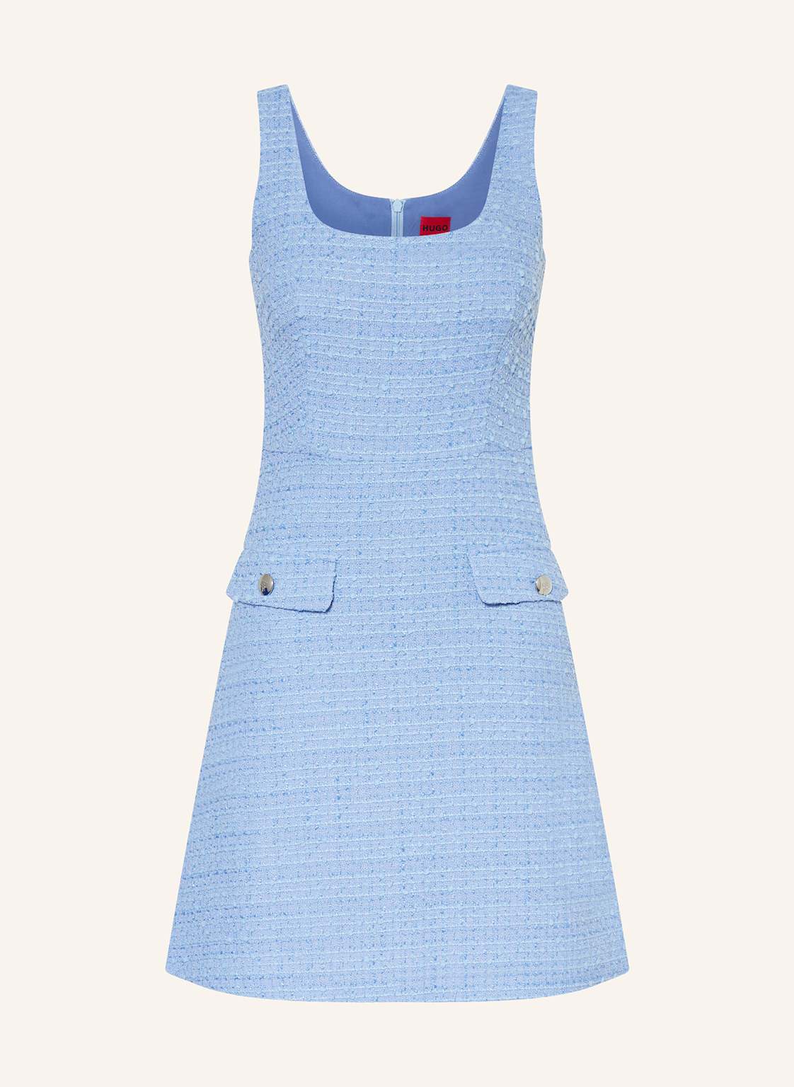 Hugo Tweed-Kleid Kilera blau Hugo Tweed-Kleid Kilera blau von HUGO