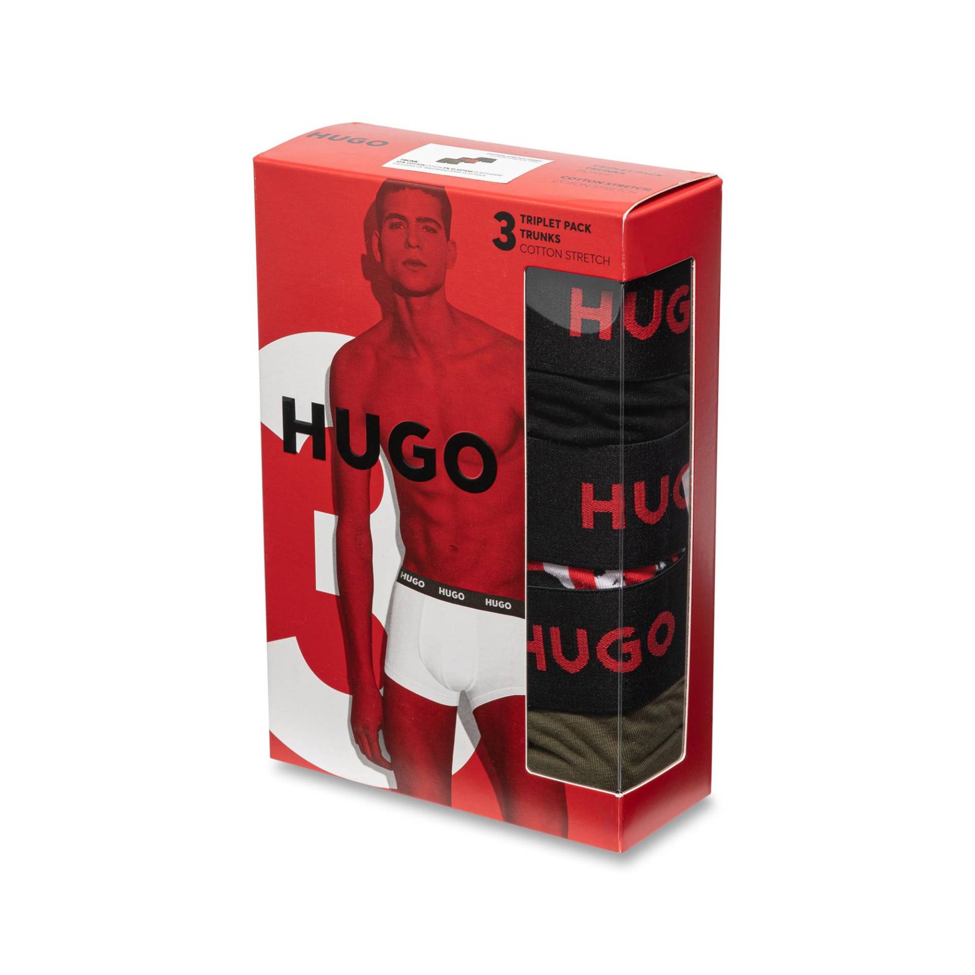 Multipack, Hipsters Herren Dunkelgrün L von HUGO