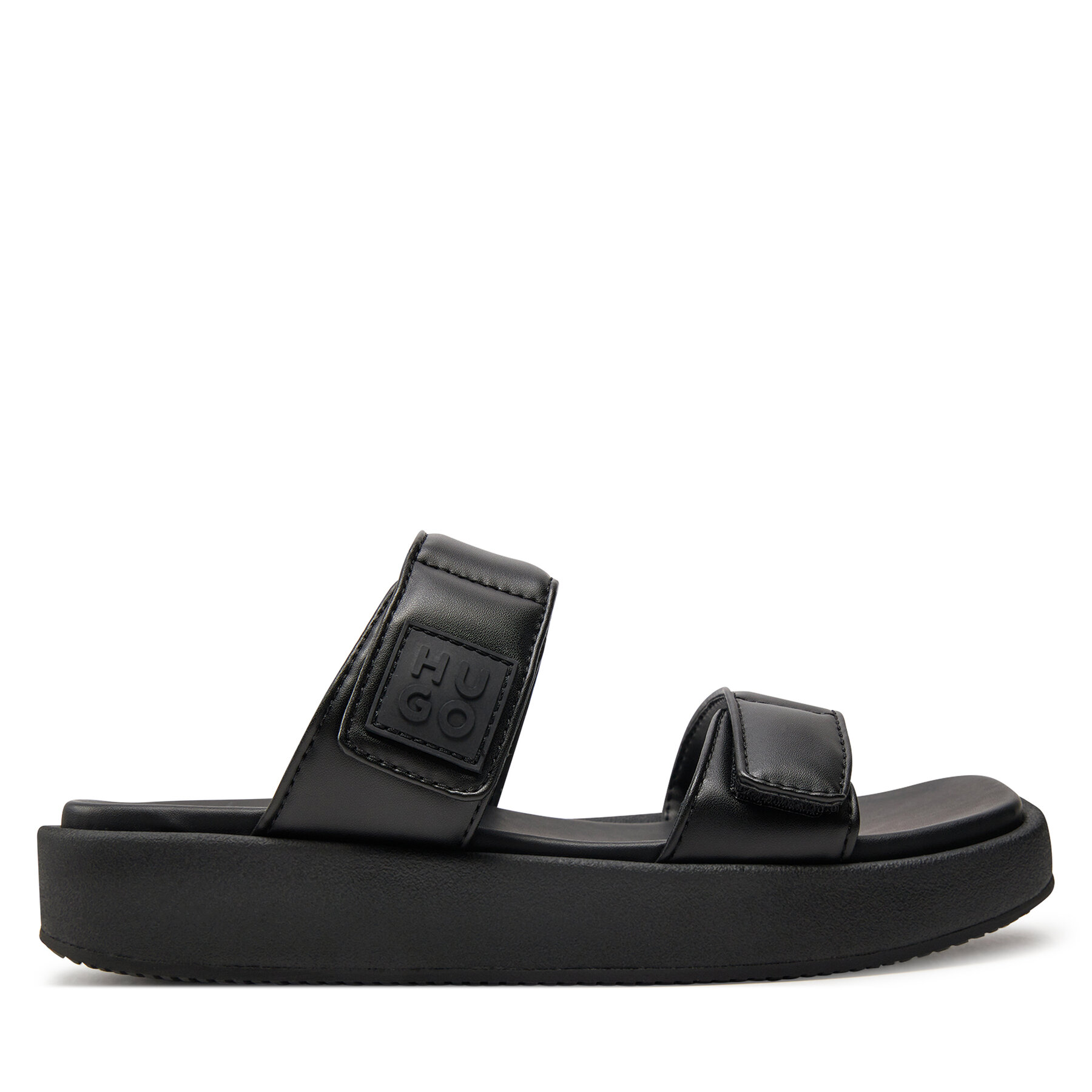 Pantoletten Hugo Emma Slide Napu 50517329 Black 001 von HUGO