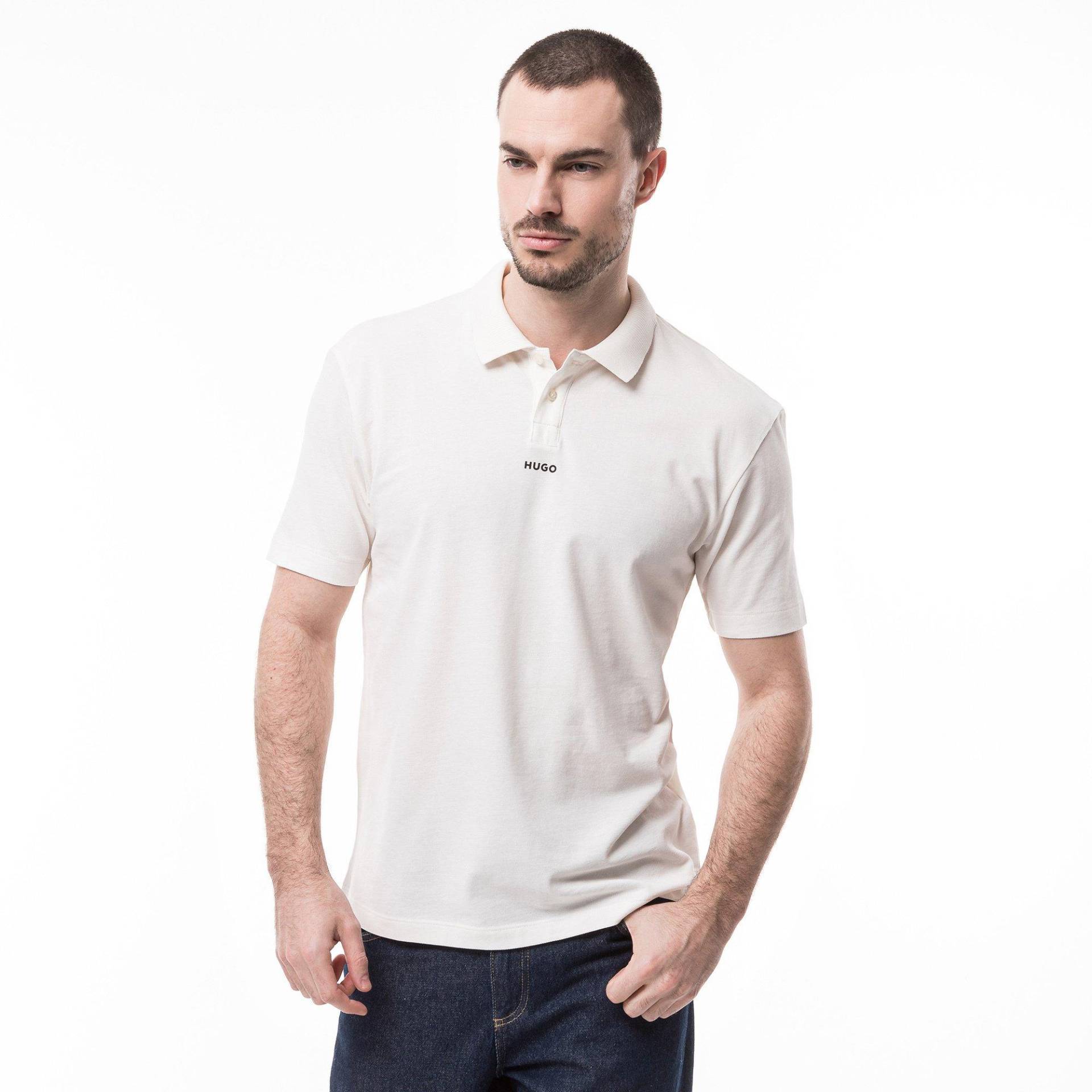 Poloshirt, Kurzarm Herren Ecru M von HUGO