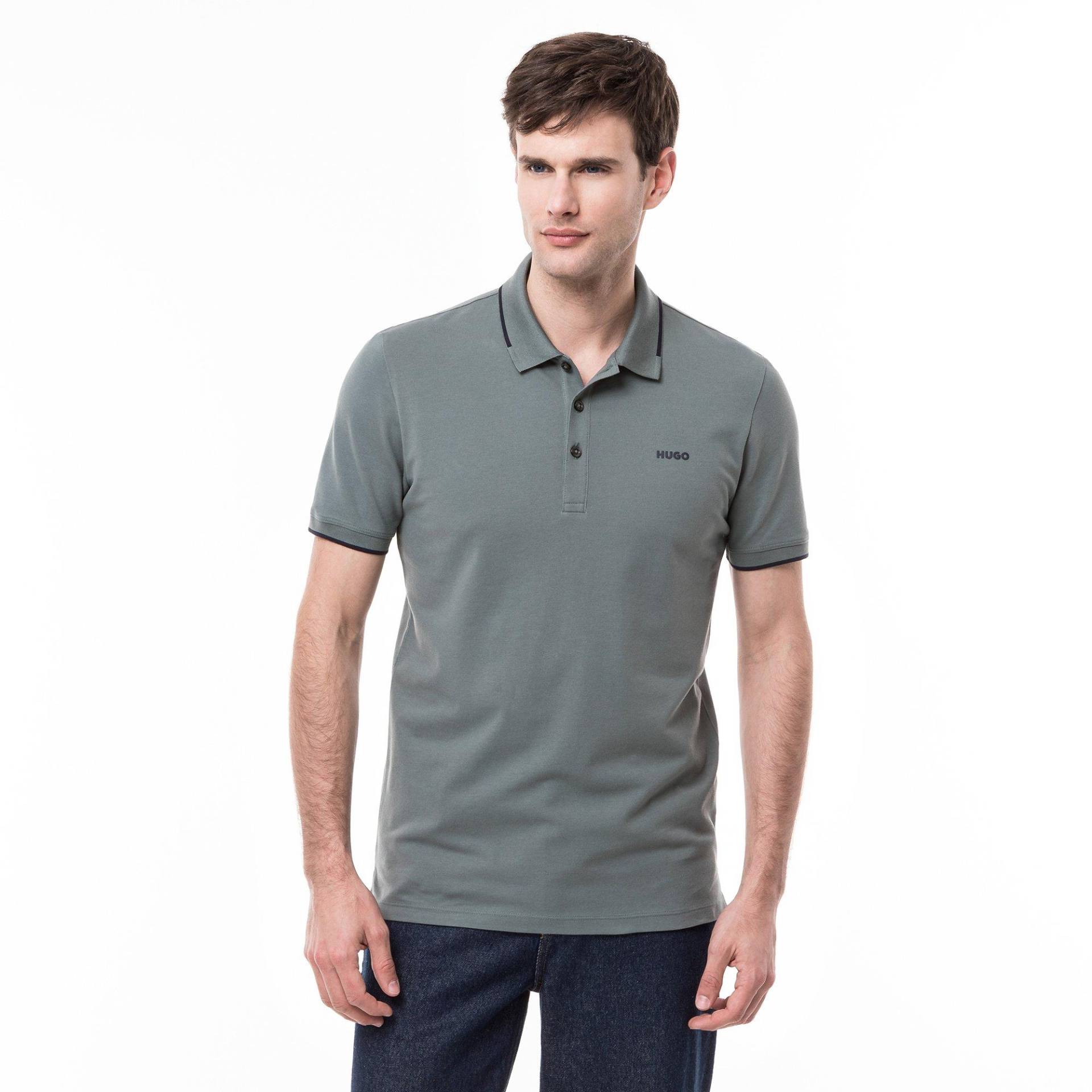 Poloshirt, Kurzarm Herren Grün S von HUGO