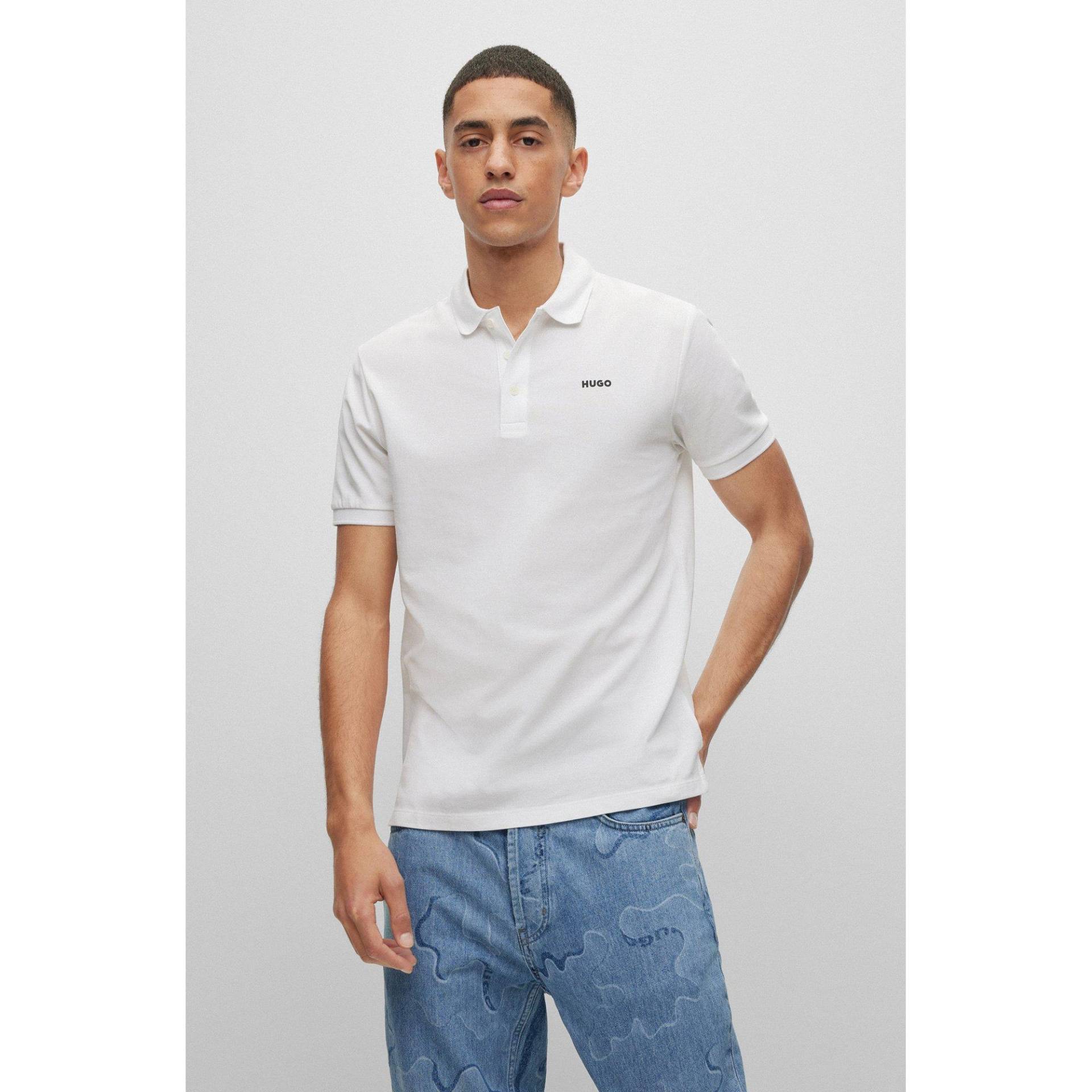 Poloshirt, Kurzarm Herren Offwhite L von HUGO