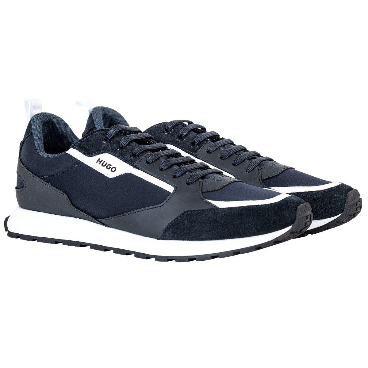 Sneaker Bequem Sitzend-icelin Runn Nypu A Herren Blau 40 von HUGO