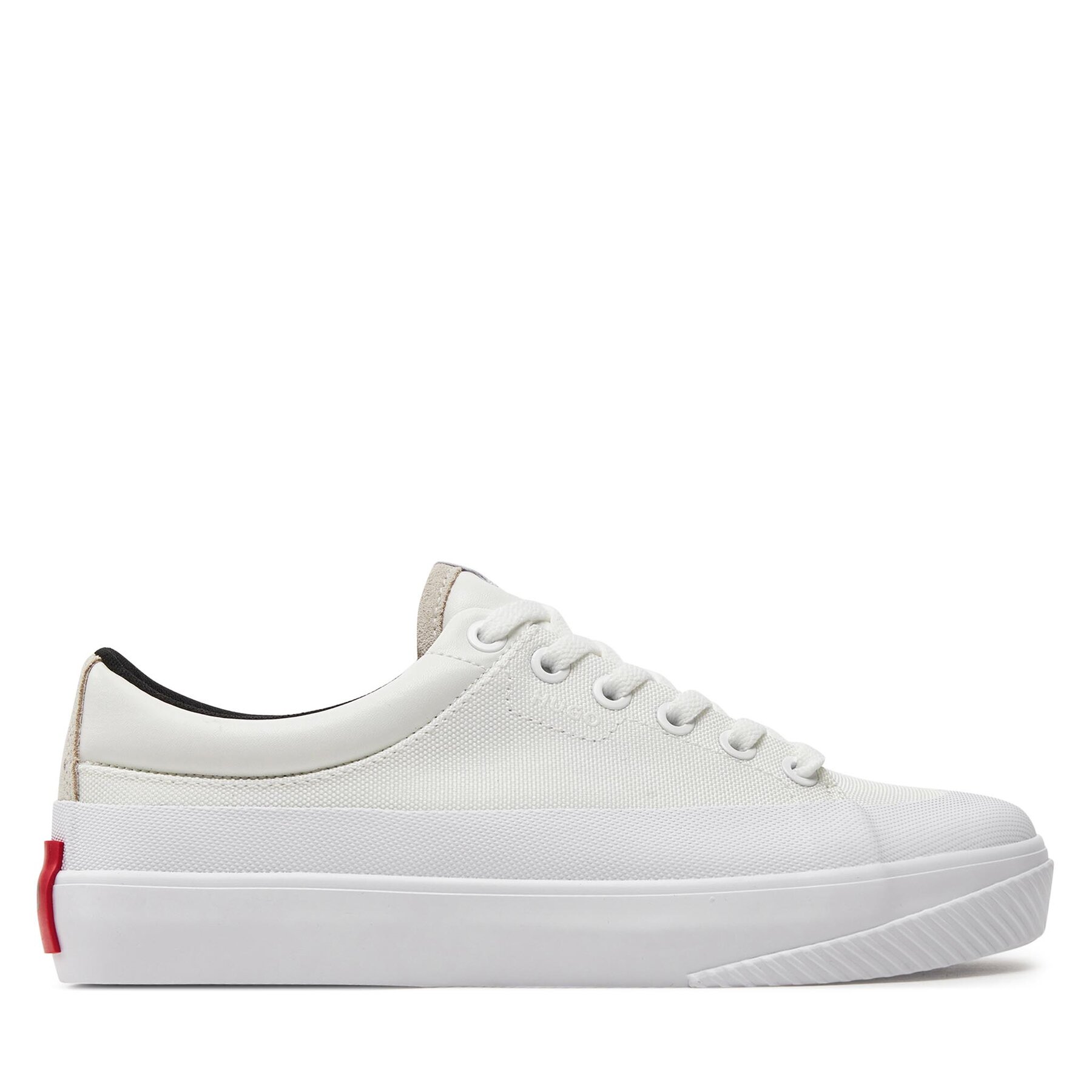 Sneakers aus Stoff Hugo Dyer Tenn Cnvfl 50517201 White 100 von HUGO