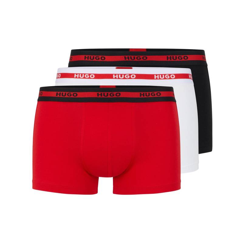 Triopack, Pantys Herren Hellrot S von HUGO