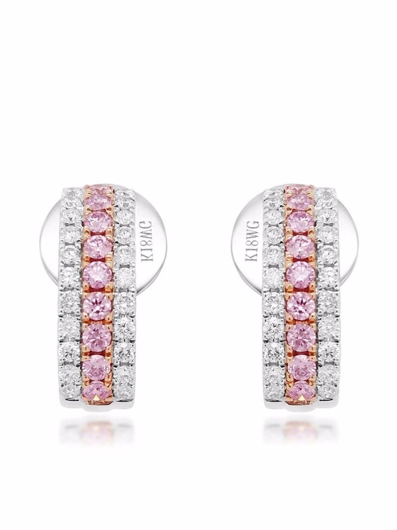 HYT Jewelry 18kt gold Argyle Pink diamond stud earrings von HYT Jewelry