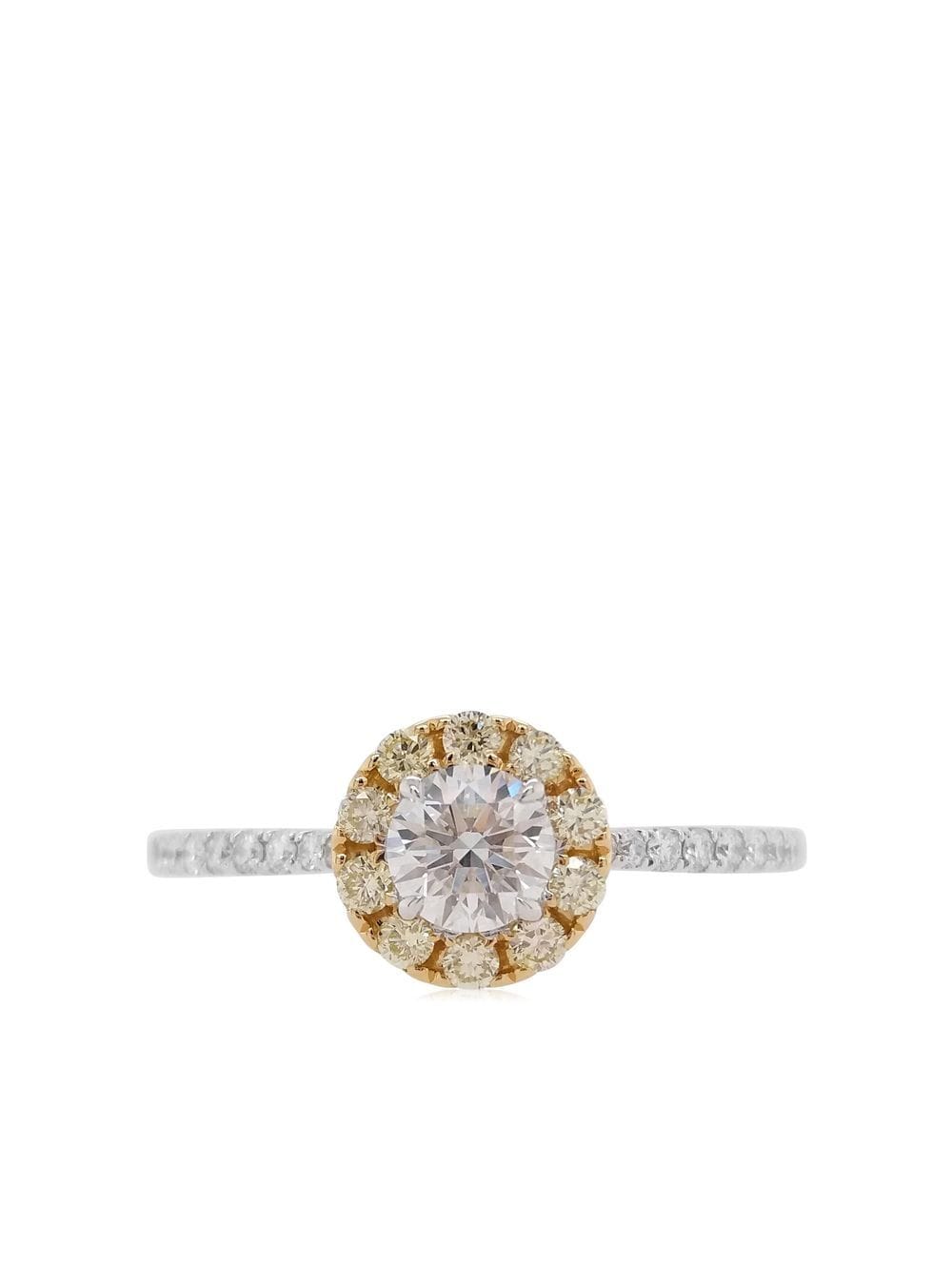 HYT Jewelry 18kt white gold diamond ring - Silver von HYT Jewelry