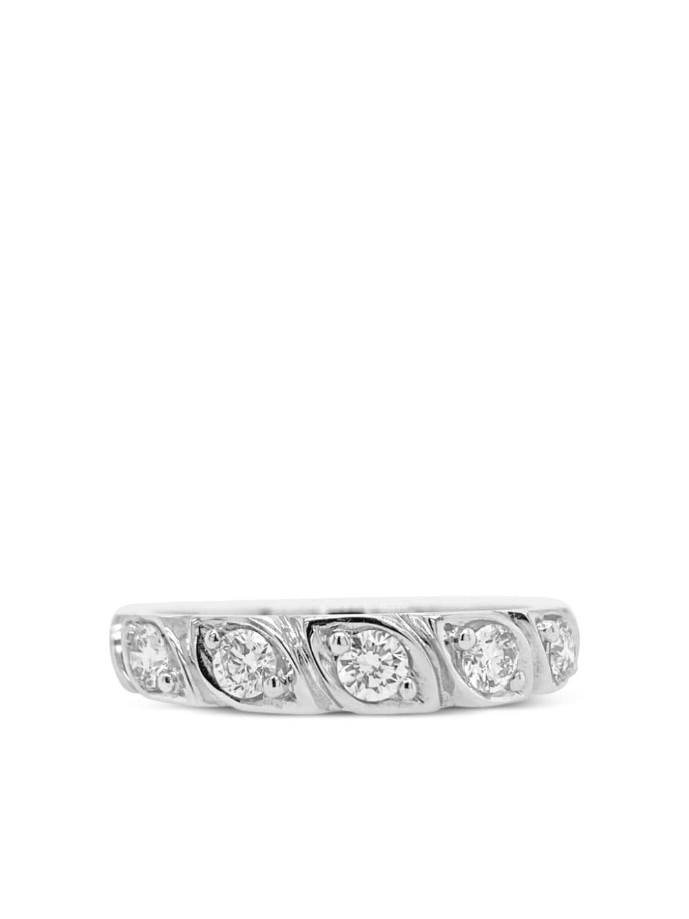 HYT Jewelry 18kt white gold diamond ring - Silver von HYT Jewelry