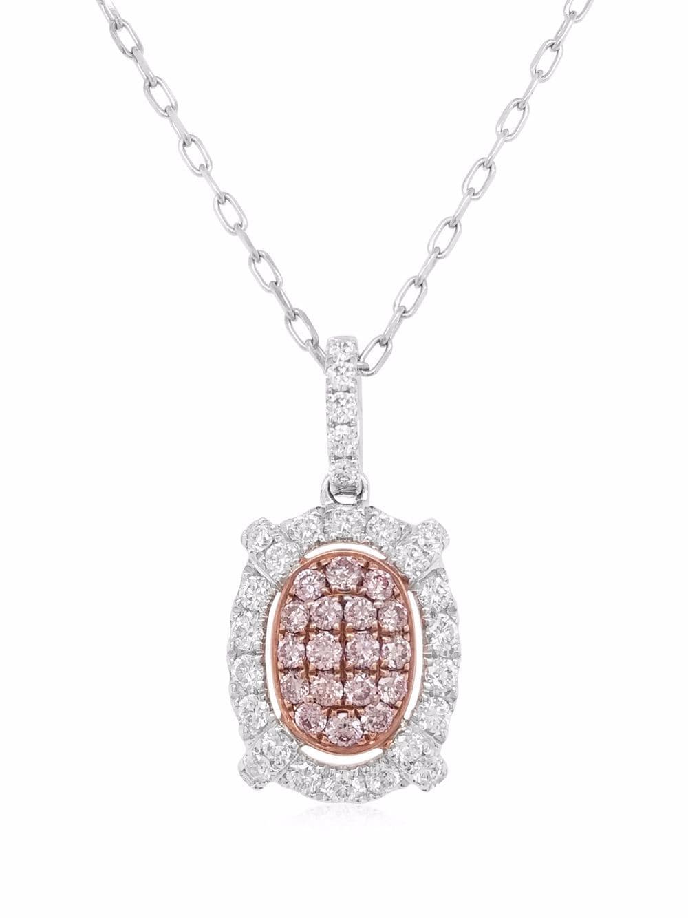 HYT Jewelry platinum Argyle Pink Diamond pendant necklace - Silver von HYT Jewelry