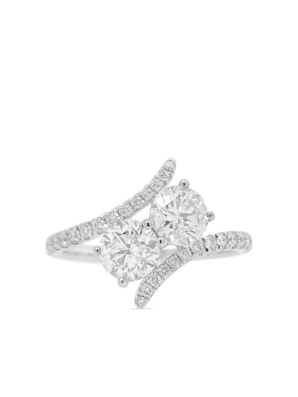 HYT Jewelry platinum white diamond ring - Silver von HYT Jewelry