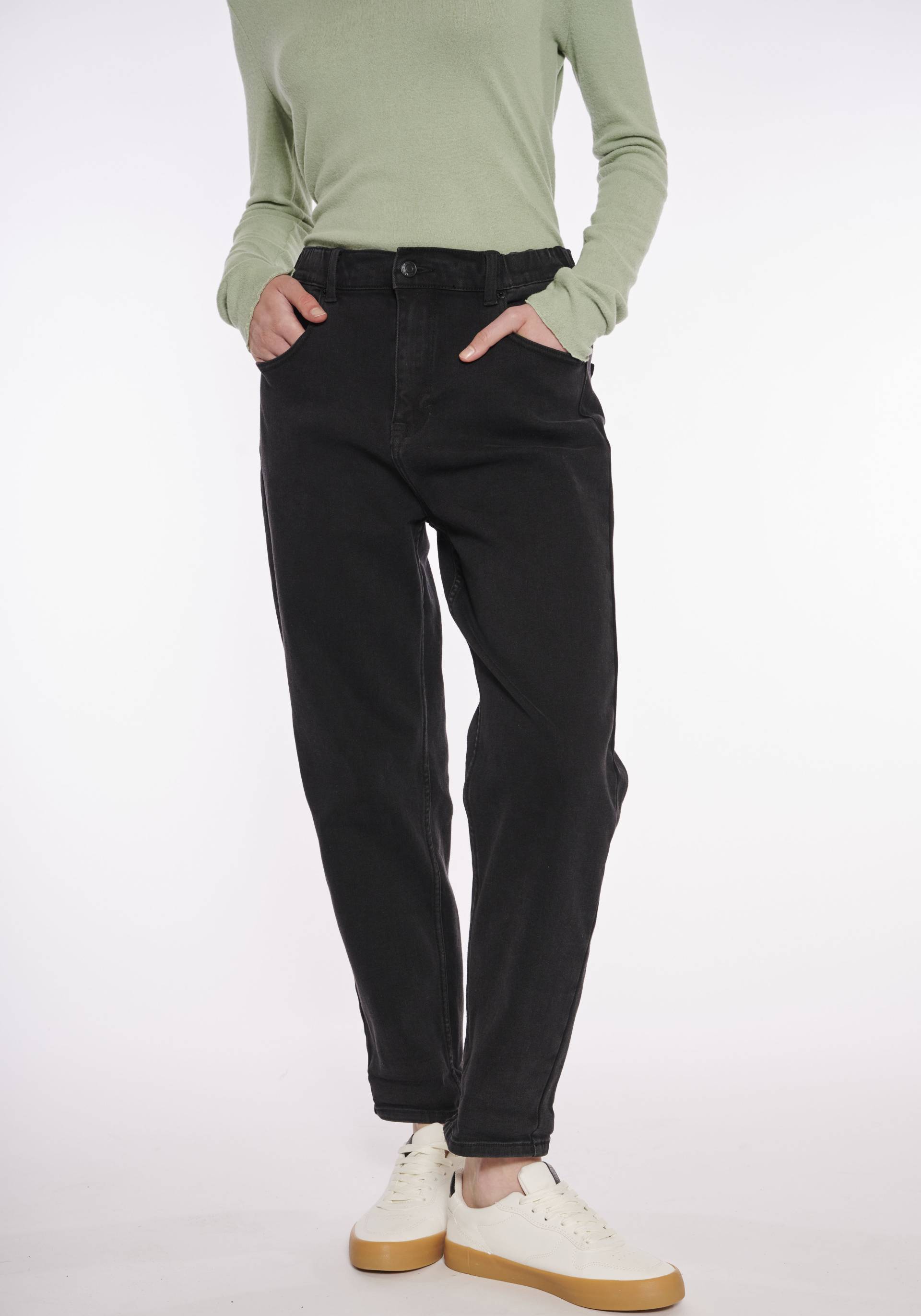 HaILY’S High-waist-Jeans »LG HW C JN Mirell«, mit Gummizug am Bund HaILY’S High-waist-Jeans »LG HW C JN Mirell«, mit Gummizug am Bund von HaILY’S