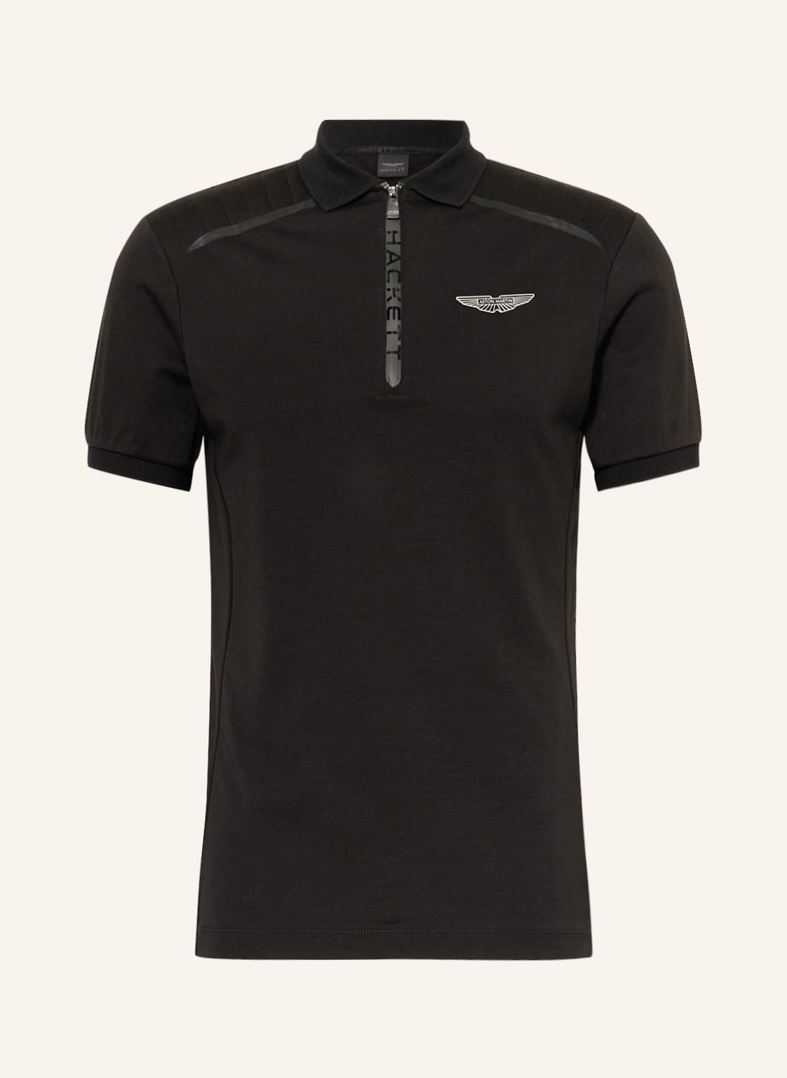 Hackett London Jersey-Poloshirt schwarz von Hackett London