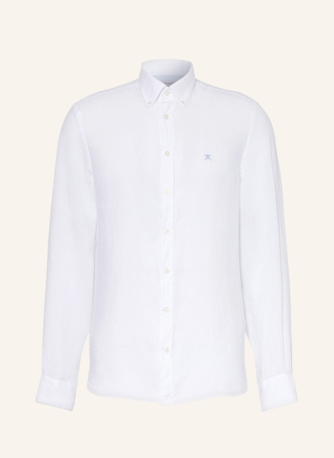 Hackett London Leinenhemd Slim Fit weiss von Hackett London