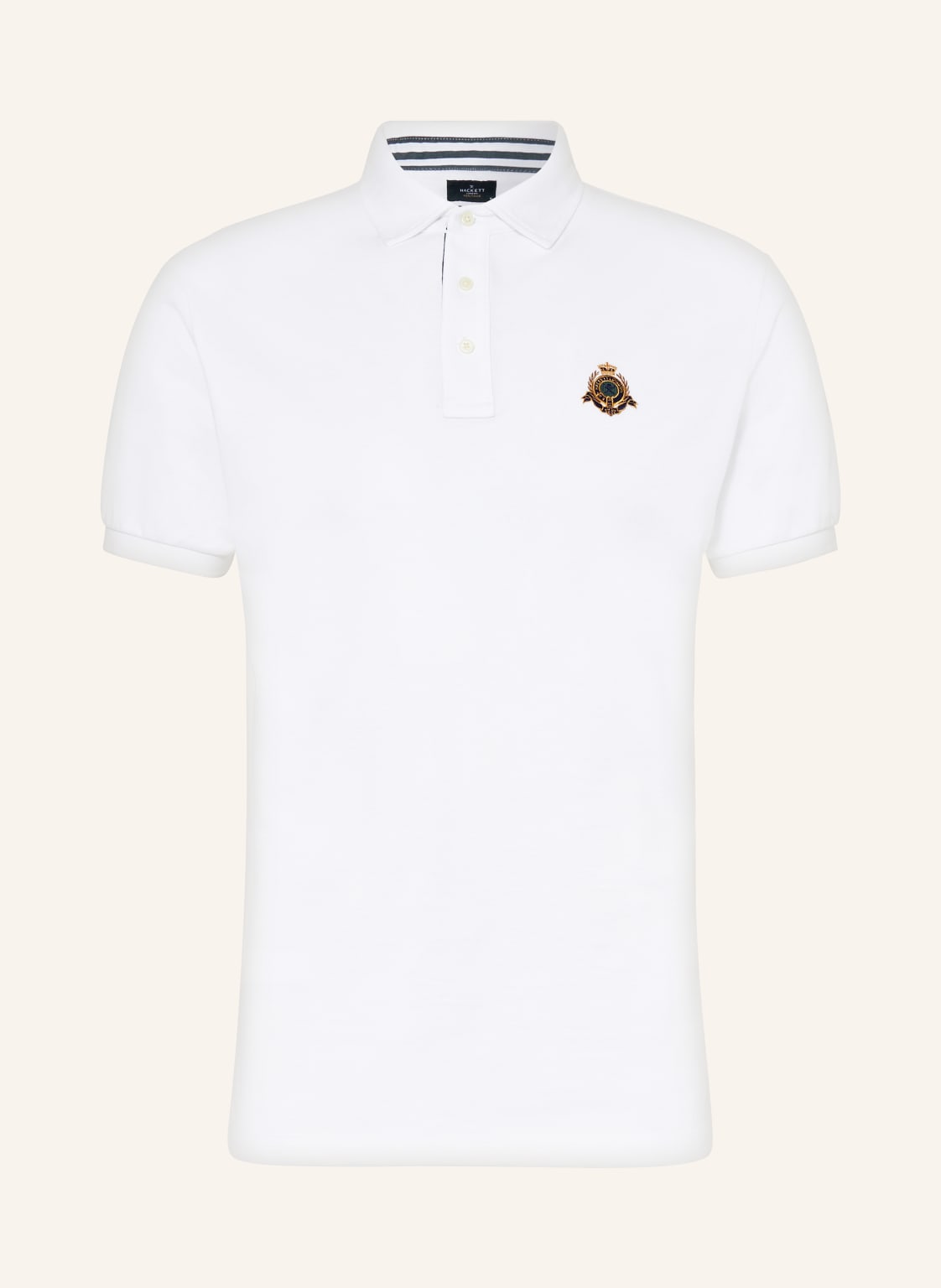 Hackett London Piqué-Poloshirt weiss von Hackett London