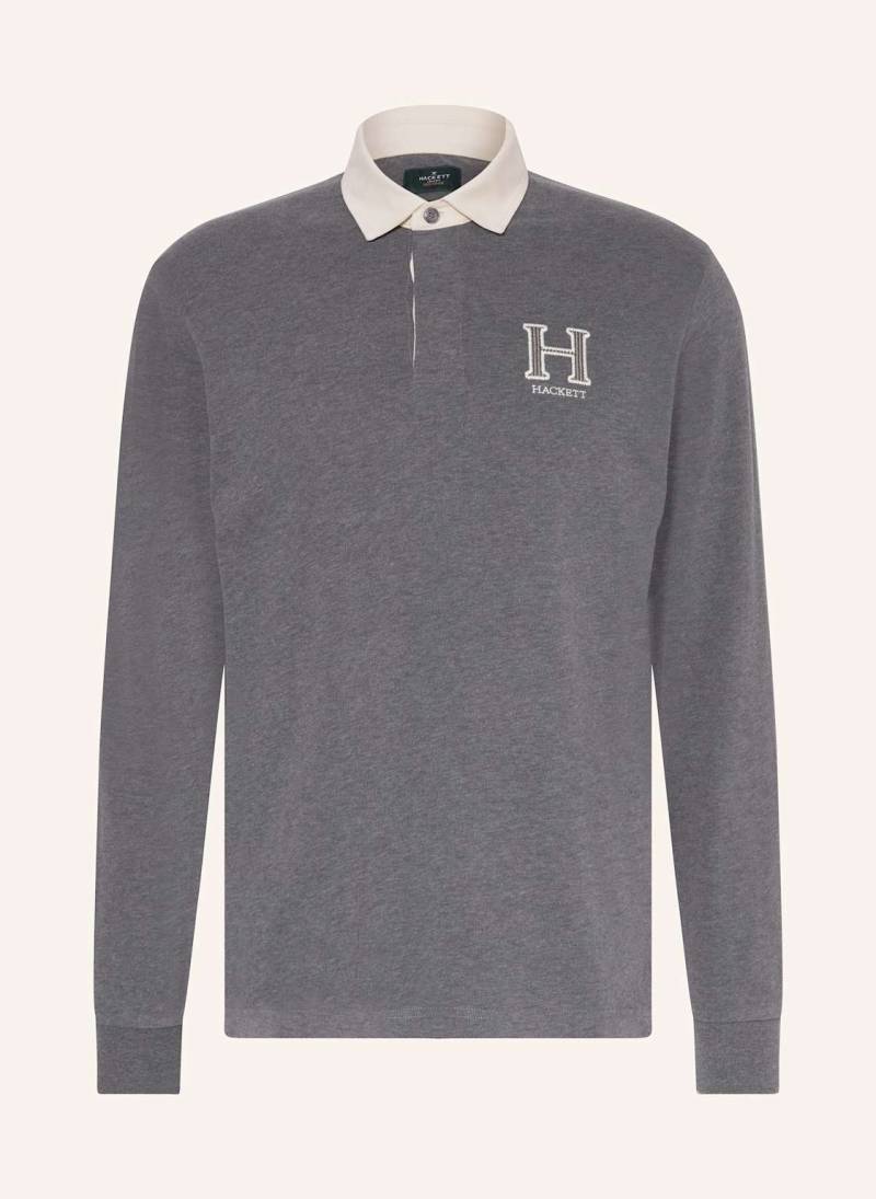 Hackett London Rugbyshirt Heritage grau von Hackett London