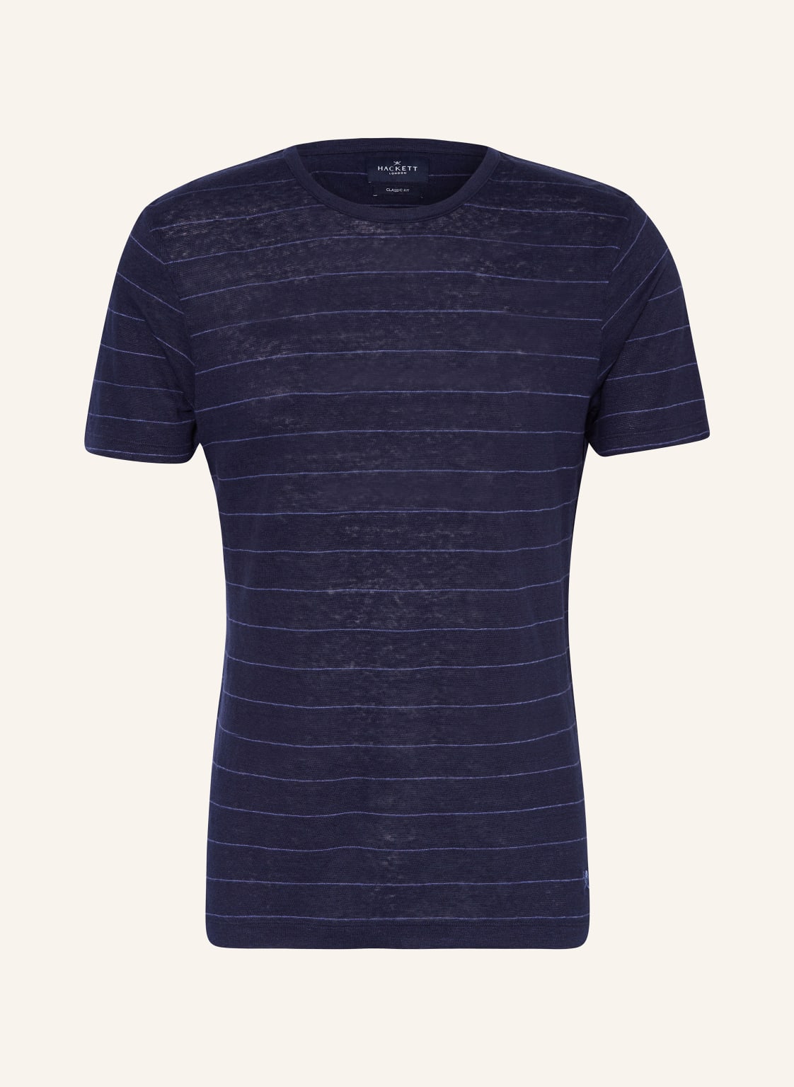 Hackett London T-Shirt Aus Leinen blau von Hackett London