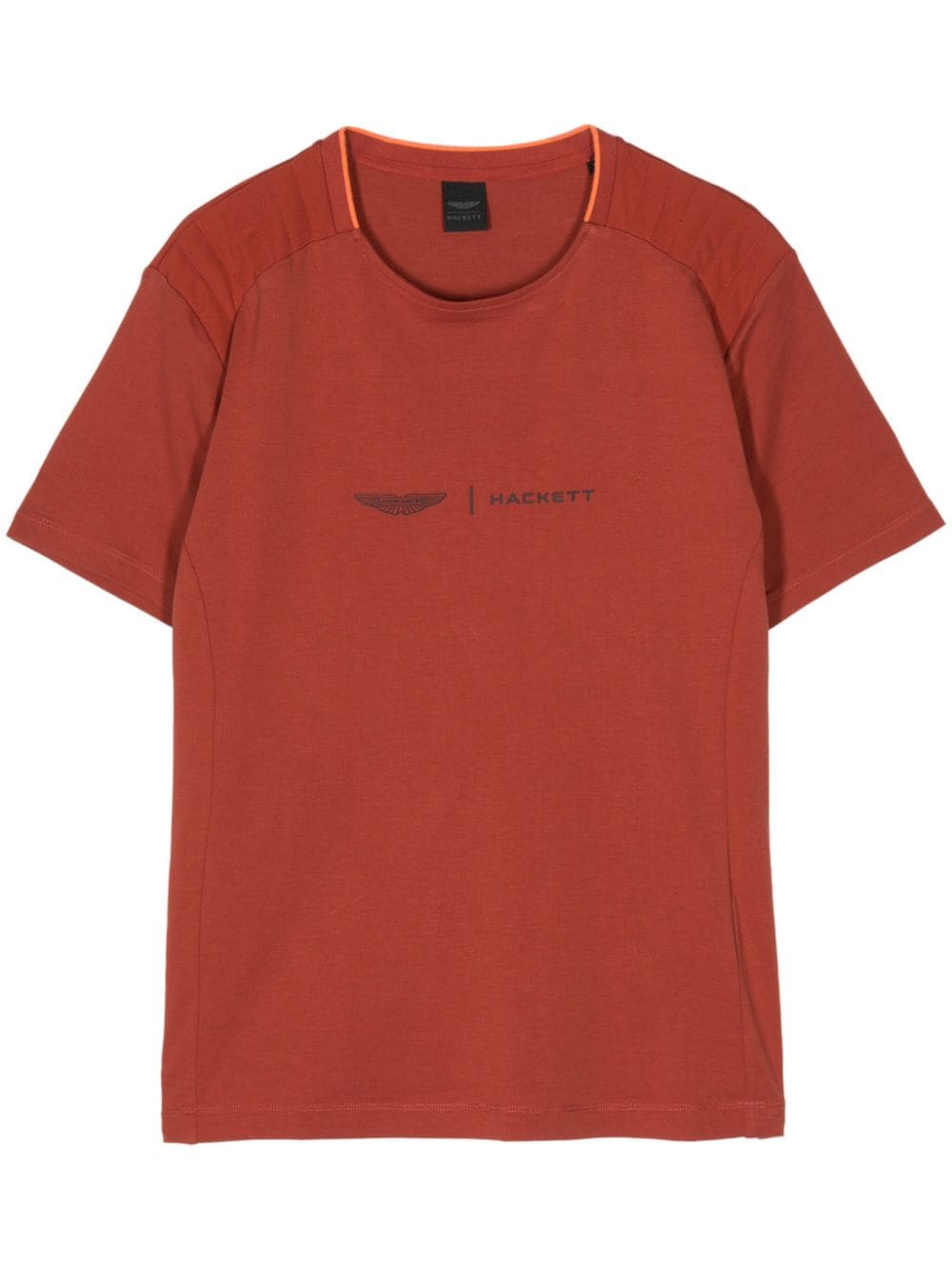 Hackett logo-appliqué T-shirt - Orange von Hackett