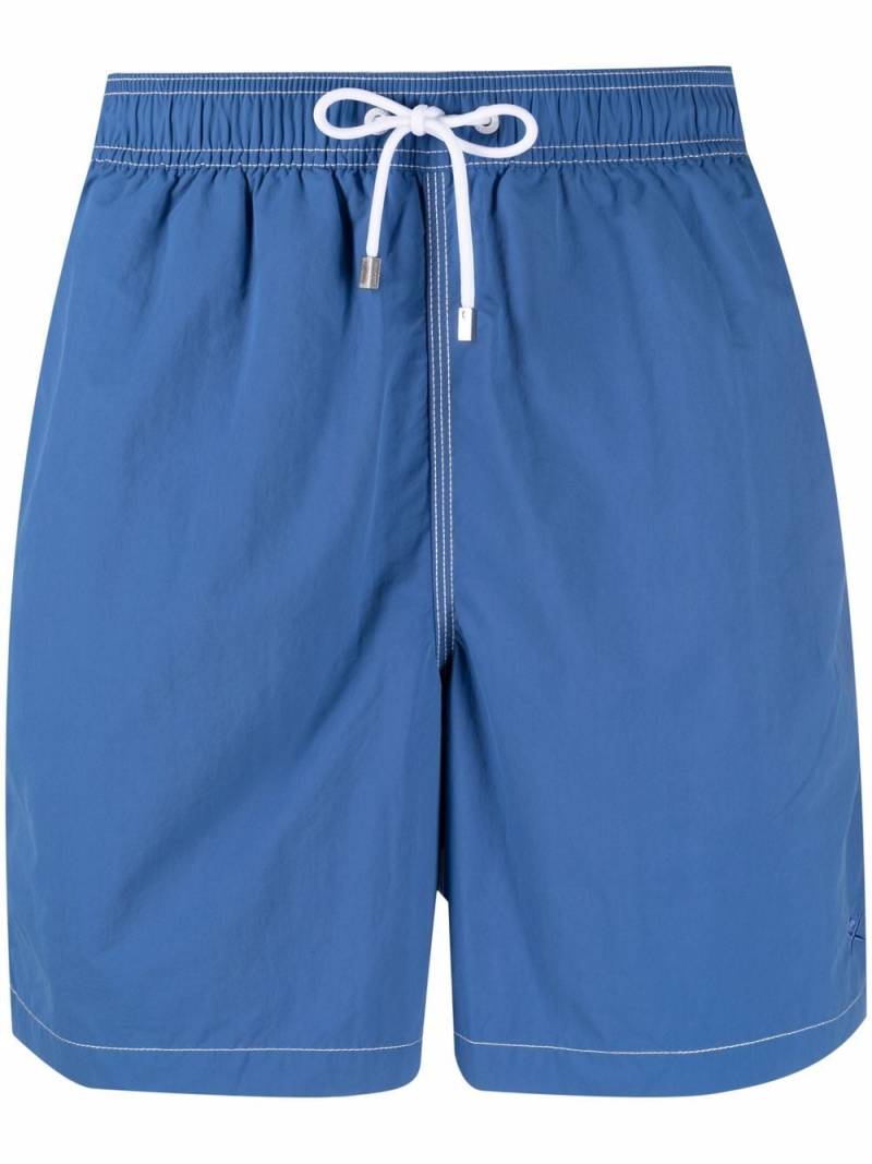 Hackett logo-patch flap-pocket swim shorts - Blue von Hackett