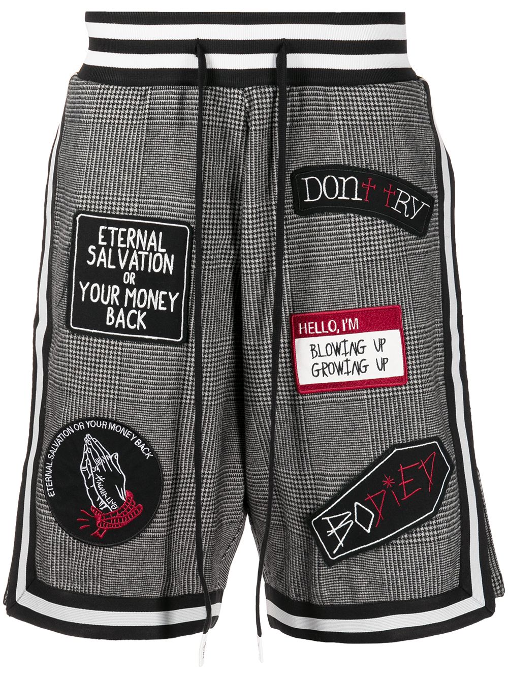 Haculla Eternal Salvation basketball shorts - Black von Haculla