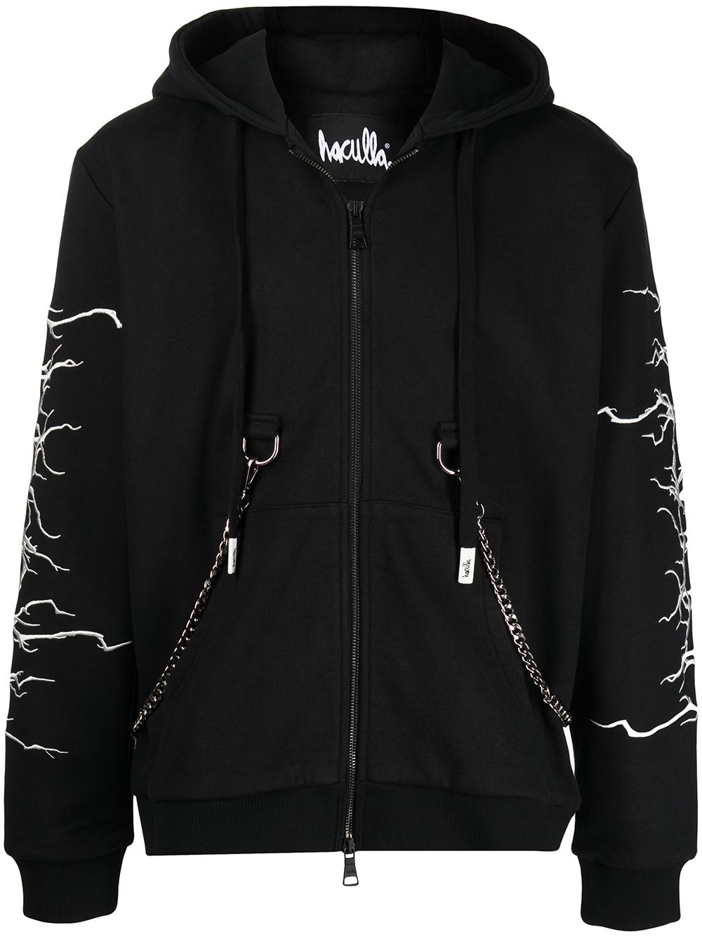 Haculla Fallen Angel print hoodie - Black von Haculla