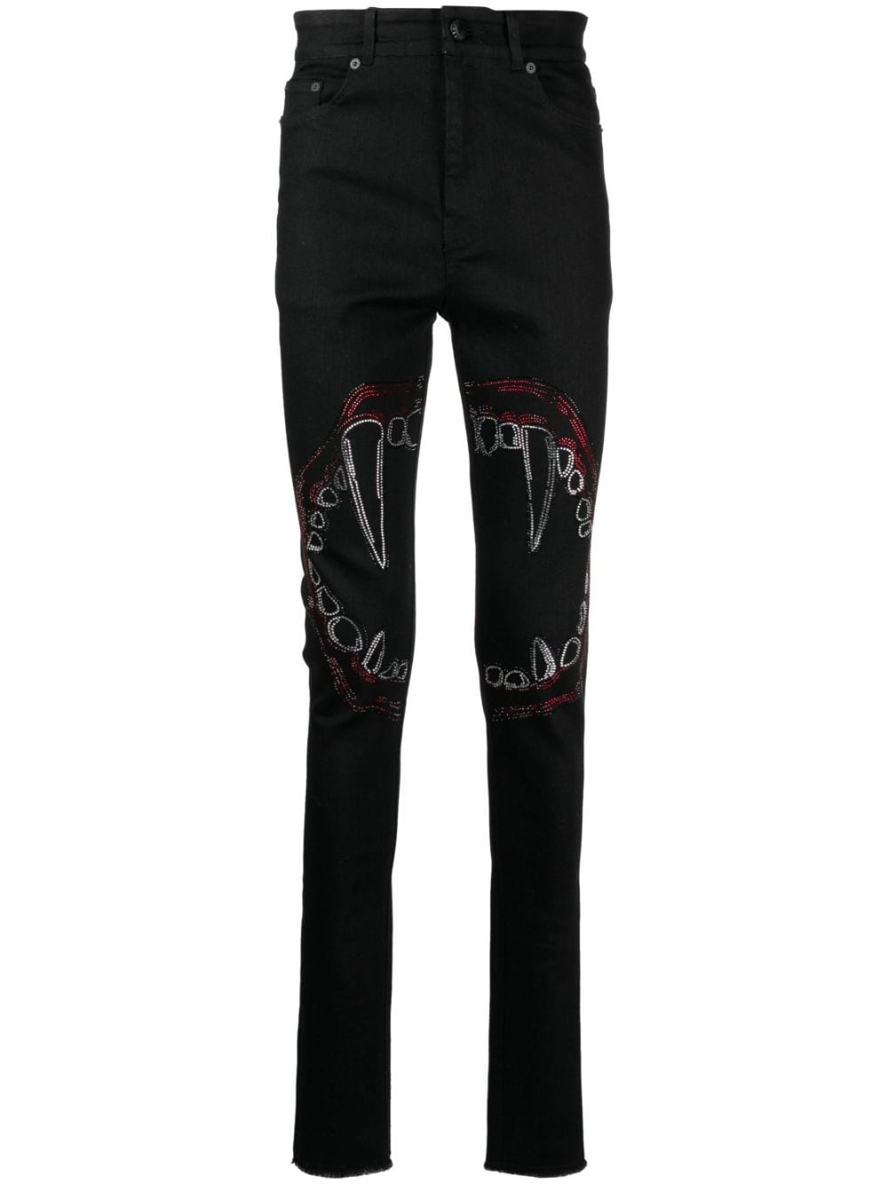 Haculla Fang Lip studded skinny jeans - Black von Haculla