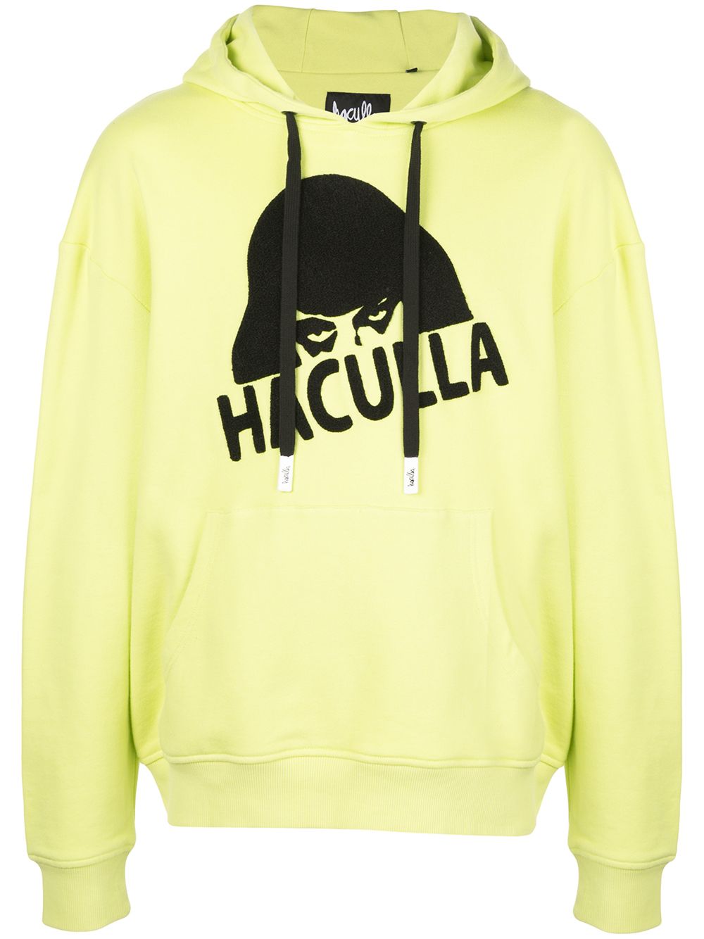 Haculla Gloss drop shoulder hoodie - Green von Haculla