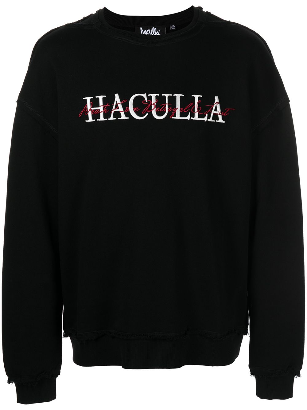 Haculla Haculla embroidered sweatshirt - Black von Haculla