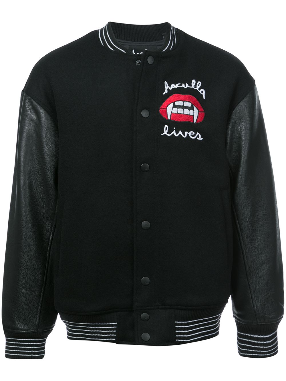 Haculla Lost breed patch bomber jacket - Black von Haculla