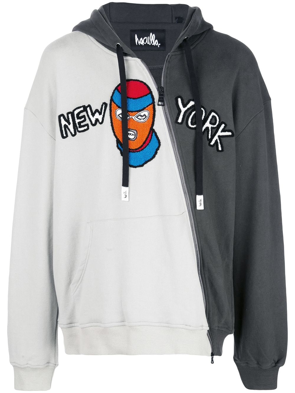 Haculla New York Divergence hoodie - Grey von Haculla