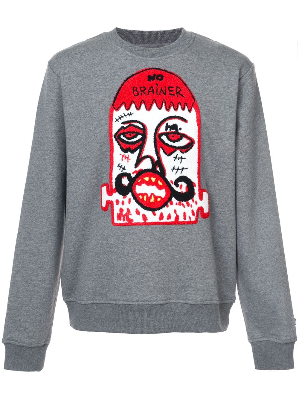 Haculla No Brainer crew neck sweatshirt - Grey von Haculla