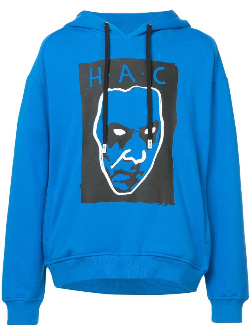 Haculla Nobody's Safe hoodie - Blue von Haculla