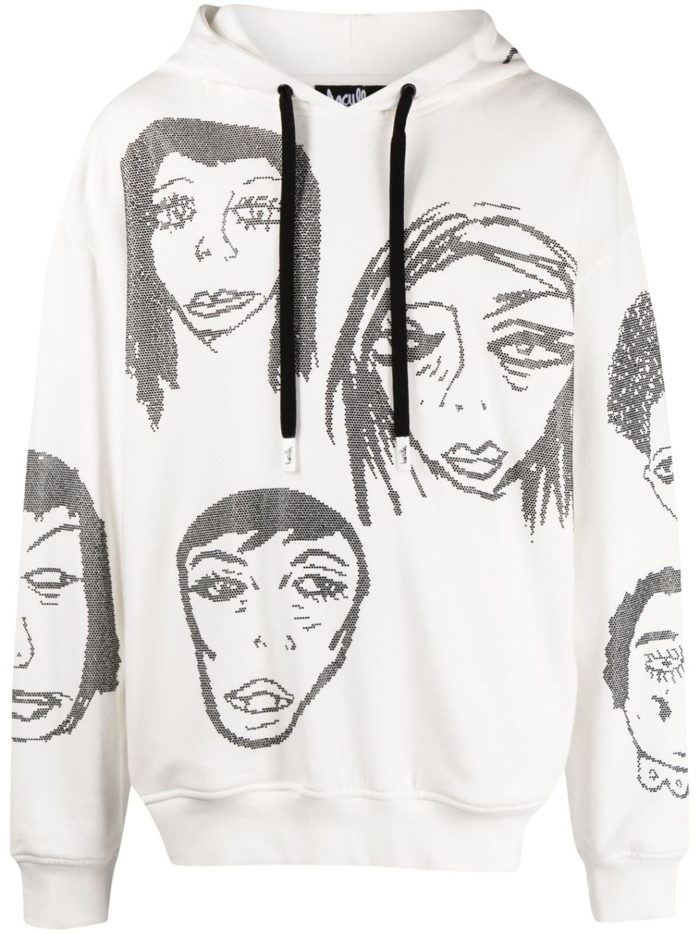 Haculla They're Watching cotton hoodie - White von Haculla