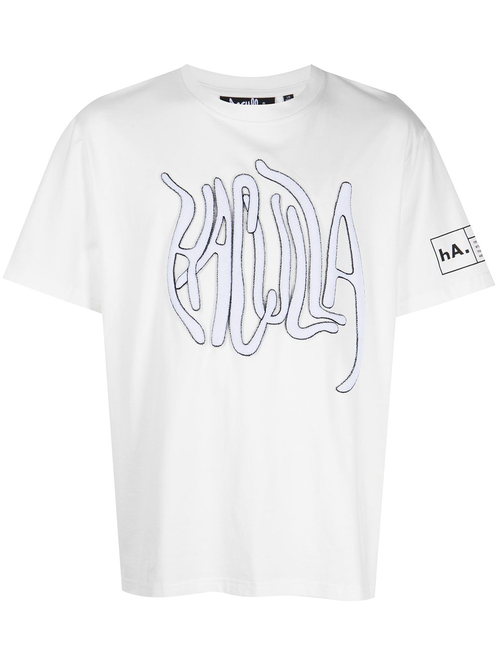 Haculla chenille logo patch T-shirt - White von Haculla