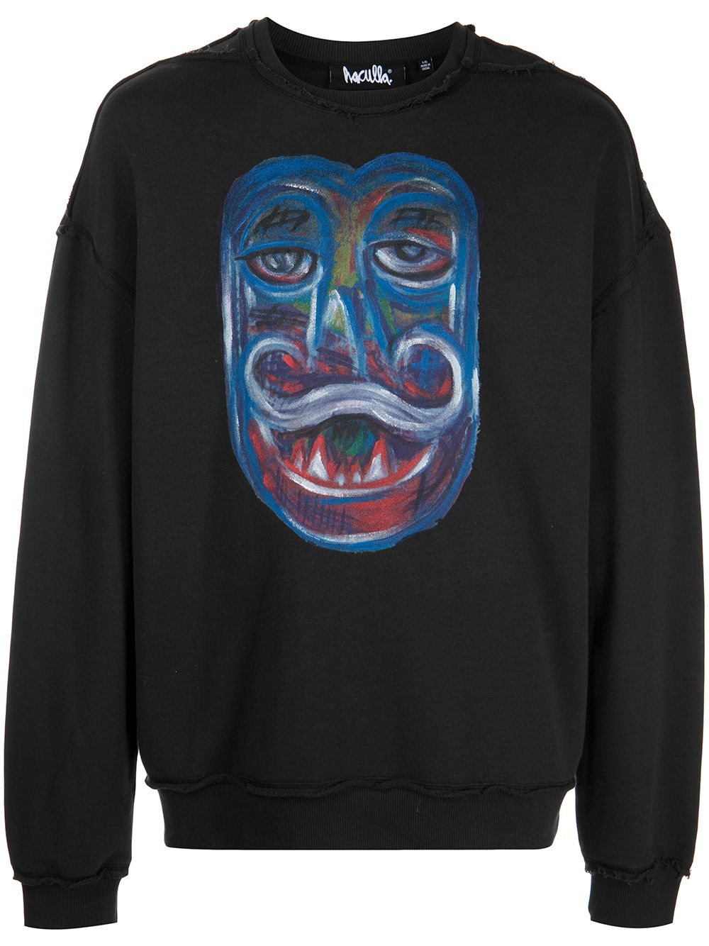 Haculla graphic-print cotton sweatshirt - Black von Haculla