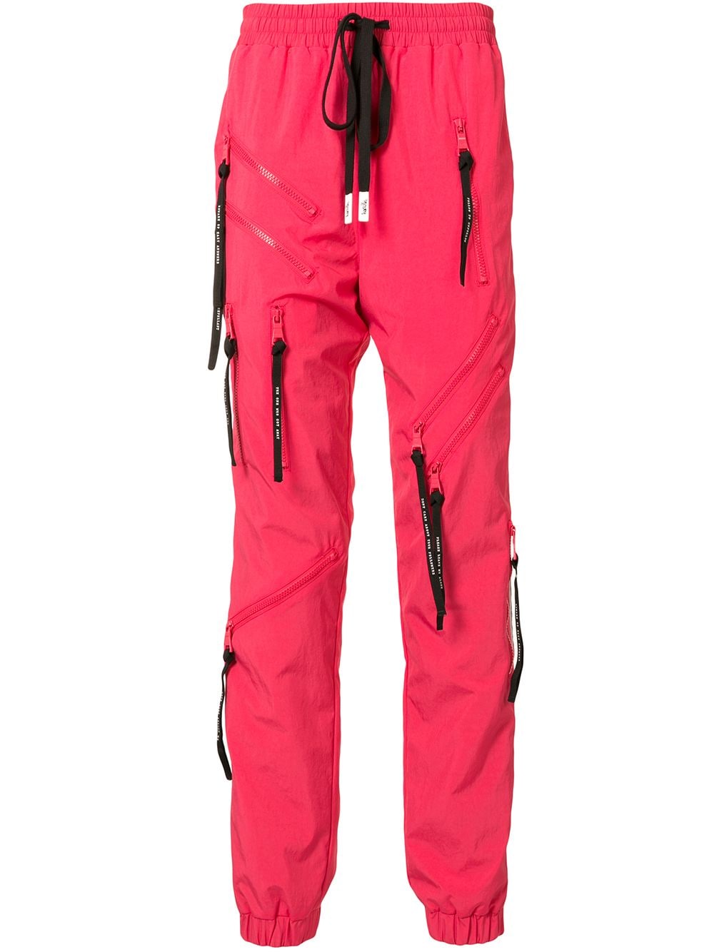 Haculla multi-zip track trousers - Pink von Haculla