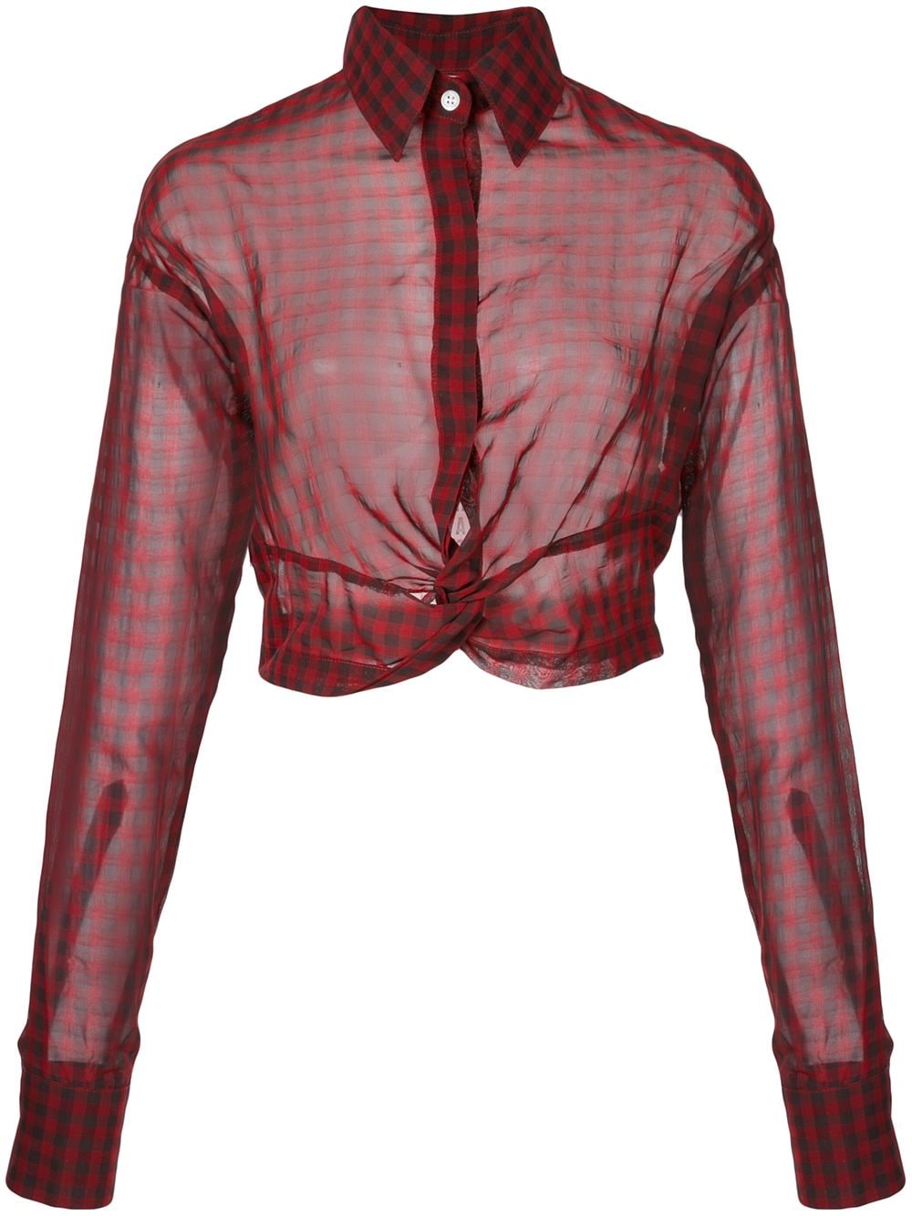 Haculla plaid blouse - Red von Haculla