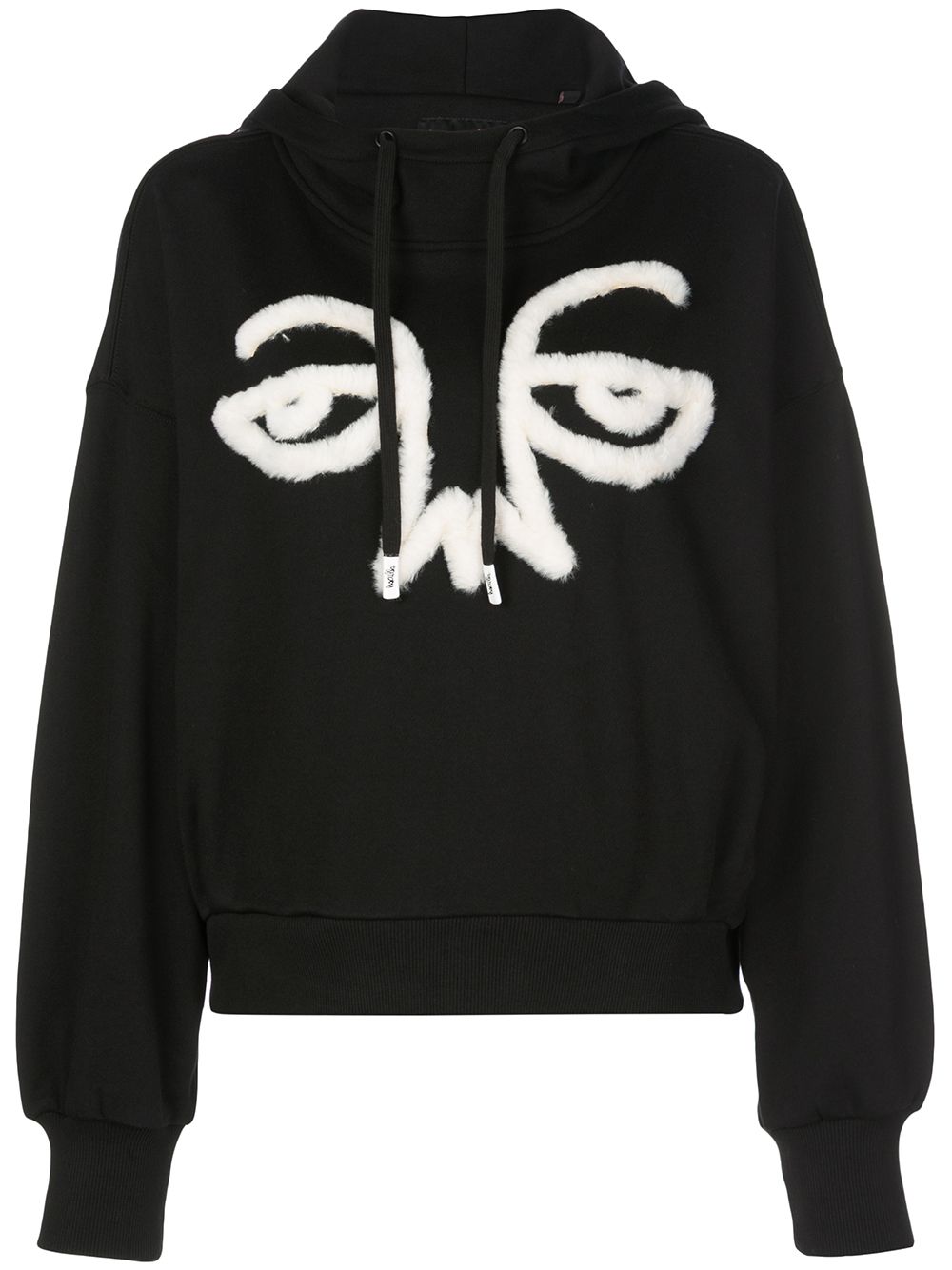 Haculla signature cape hoodie - Black