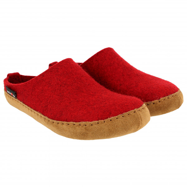 Haflinger - Emil's Toffel - Hüttenschuhe Gr 45 rot von Haflinger