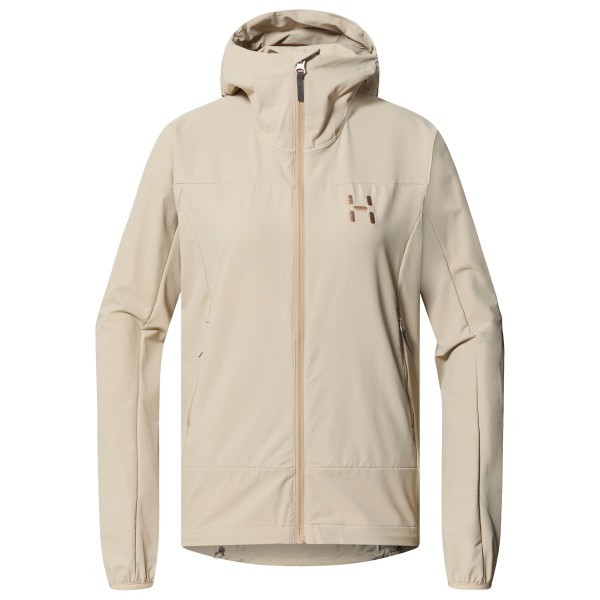Haglöfs - Women's Rosson Softshell Hood - Softshelljacke Gr M beige von Haglöfs