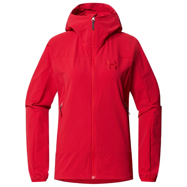 Haglöfs - Women's Rosson Softshell Hood - Softshelljacke Gr M rot von Haglöfs