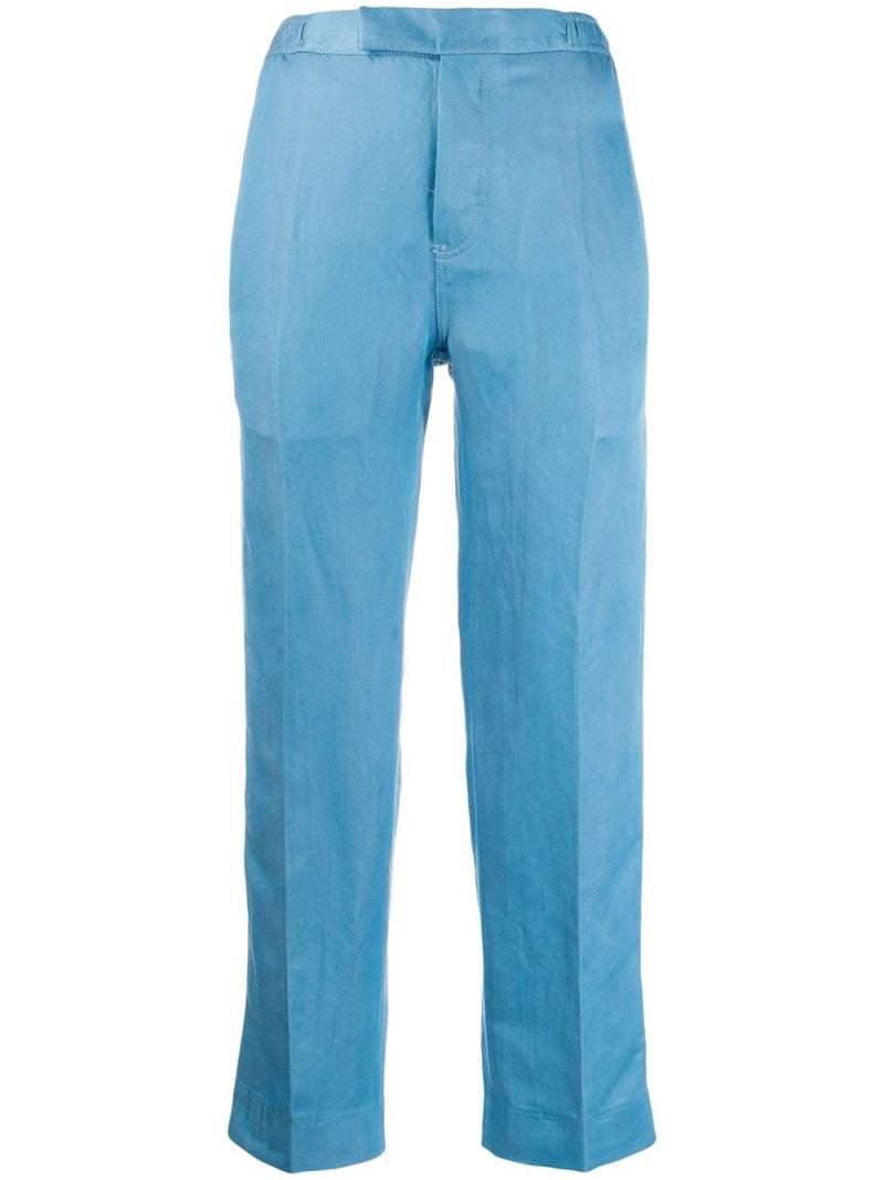 Haider Ackermann cropped trousers - Blue von Haider Ackermann