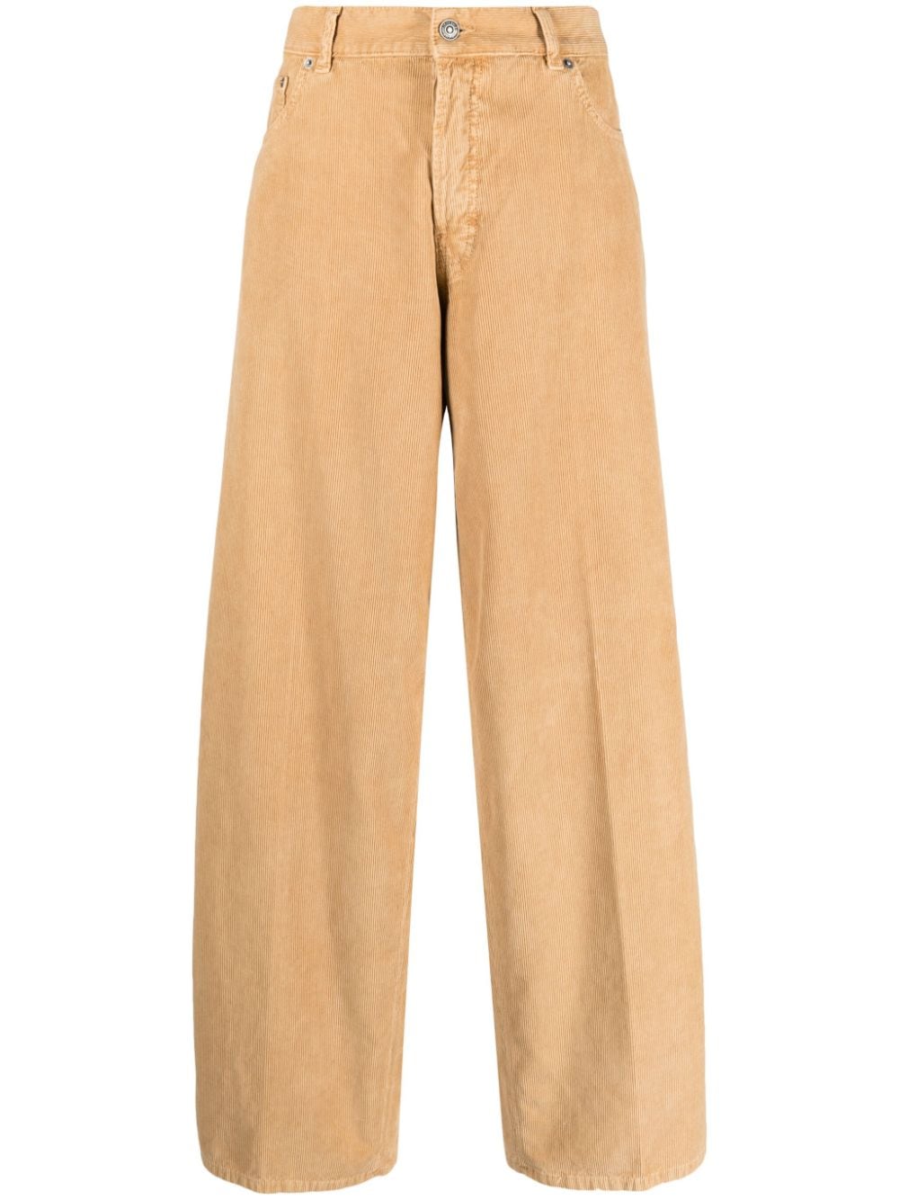 Haikure corduroy straight-leg cotton trousers - Neutrals von Haikure