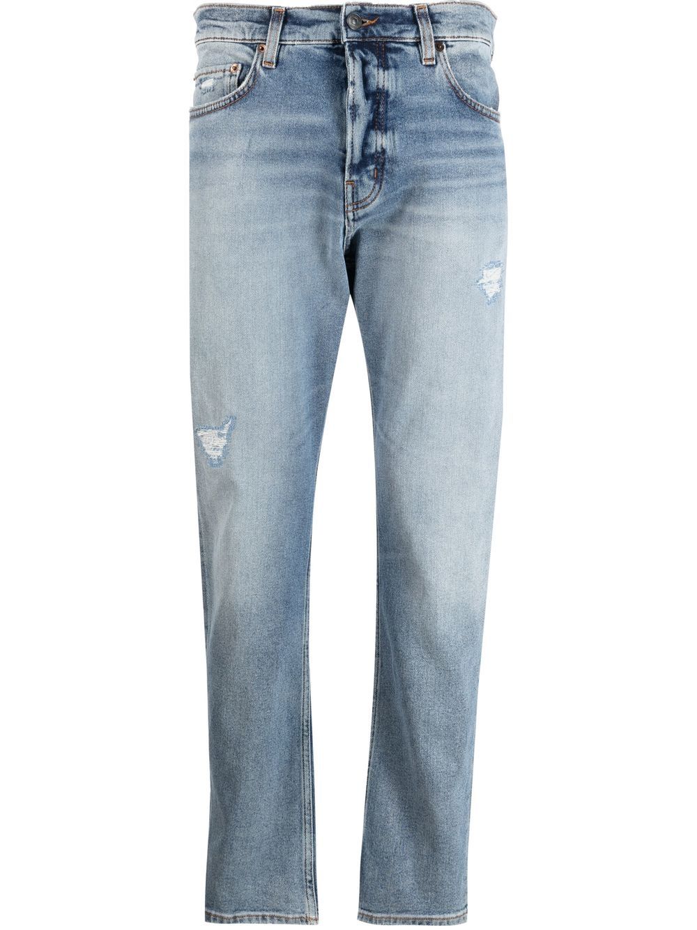 Haikure distressed mid-rise jeans - Blue von Haikure